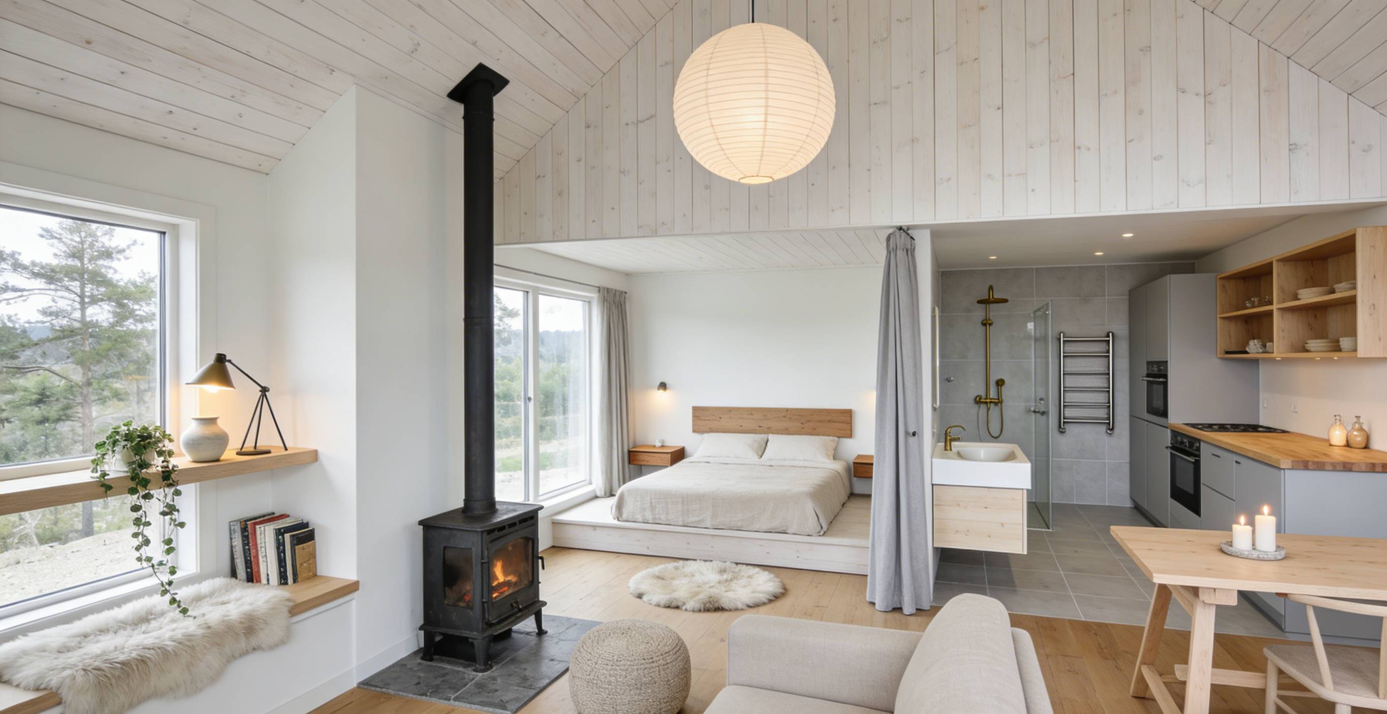 Nordic Light: A Small-Footprint Villa Rooted in Hygge and Simplicity