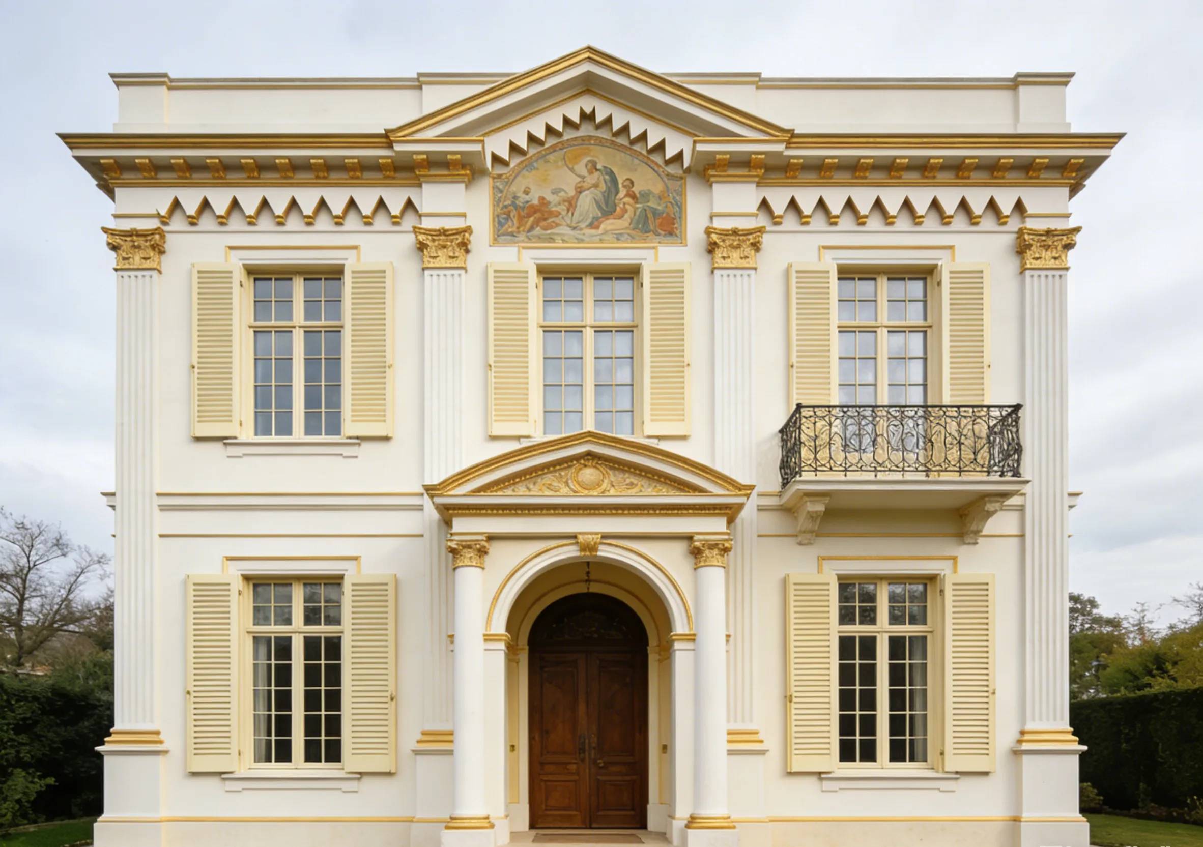 Timeless Grandeur: A European Classical Small-Footprint Villa