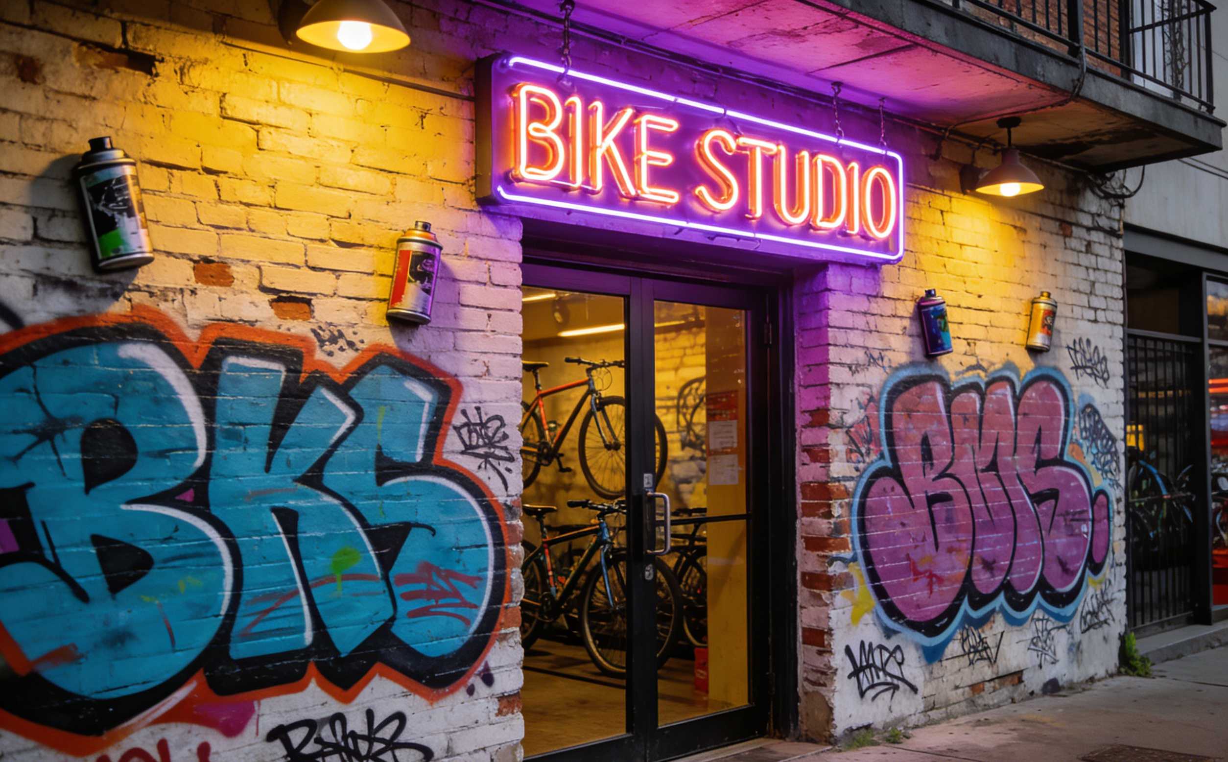 Street Canvas: A Graffiti-Style Bicycle Workshop