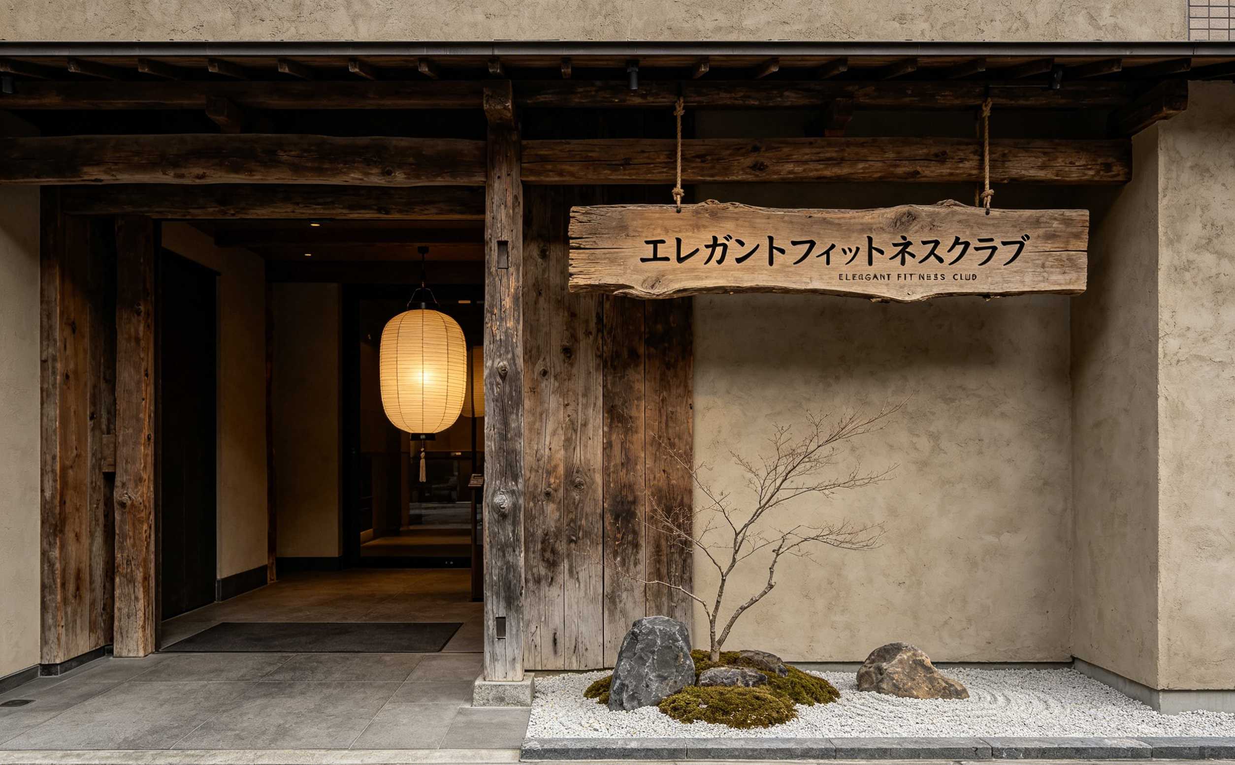 The Beauty of Imperfection: A Wabi-Sabi High-End Fitness Club